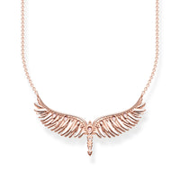 THOMAS SABO Necklace phoenix wing with pink stones rose gold Necklaces Thomas Sabo 