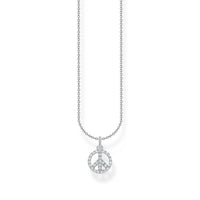 THOMAS SABO Pendant blackened onyx with snake Necklaces Thomas Sabo 40-45cm 