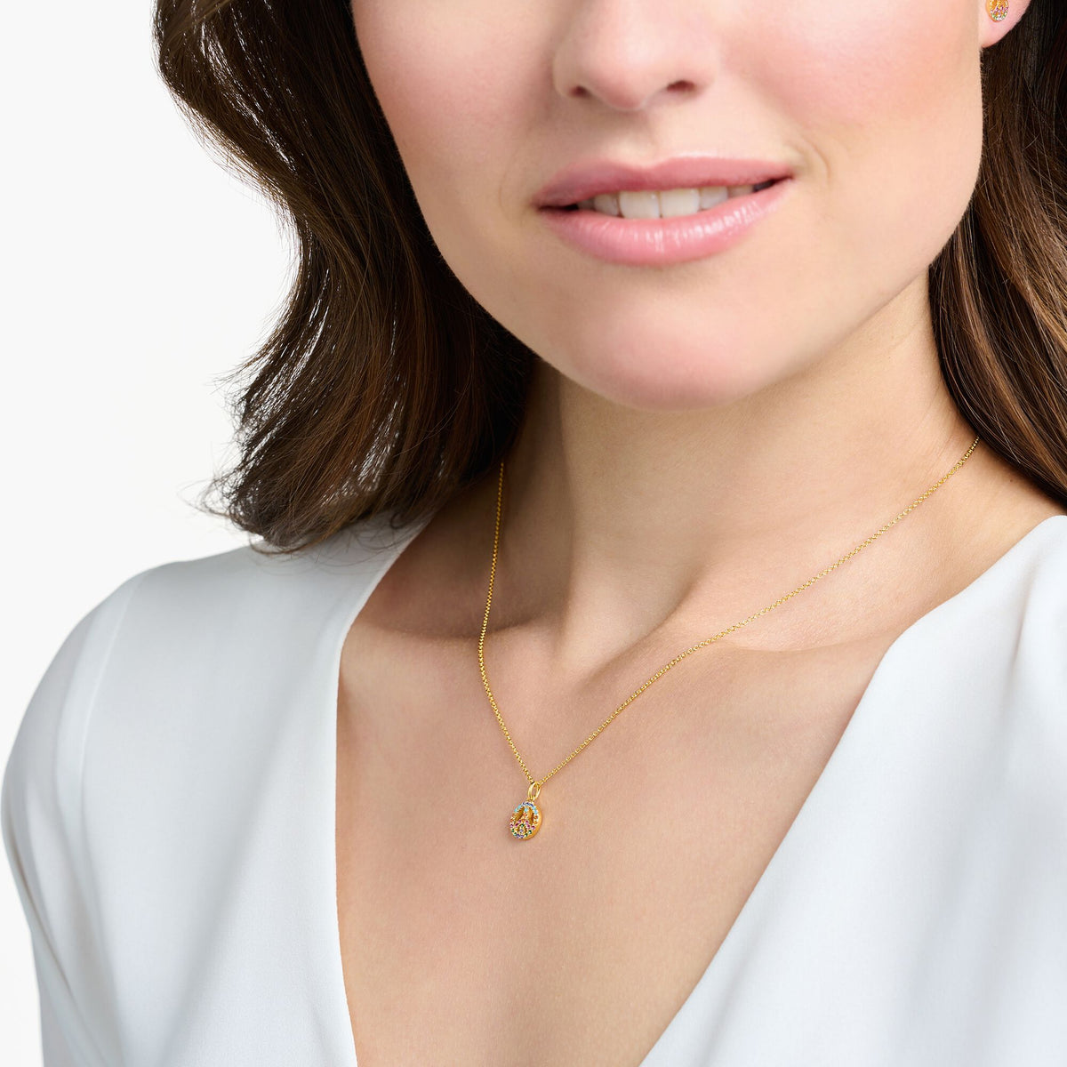 THOMAS SABO Pendant cross gold Necklaces Thomas Sabo 