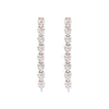 Bronzallure Cubic Zirconia Long Pendant Earrings Earrings Bronzallure 