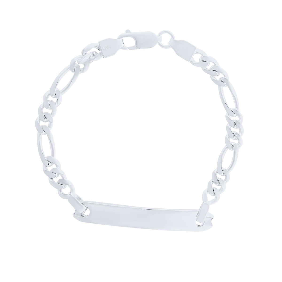 Sterling Silver Figaro ID Bracelet Bracelets Bevilles 