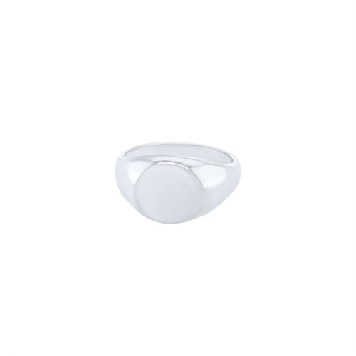 Men's Sterling Silver Signet Ring Rings Bevilles 