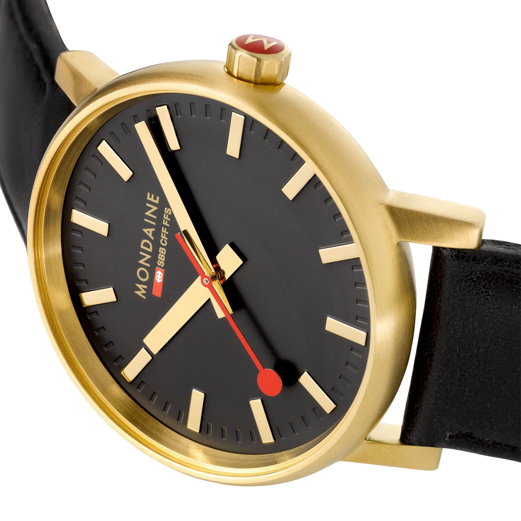 Mondaine Official evo2 40mm Golden Stainless Steel watch Watch Mondaine 