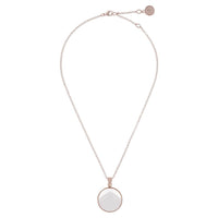 Bronzallure Mother of Pearl Disc Necklace Necklaces Bronzallure 