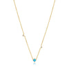 Ania Haie 14kt Gold Turquoise and White Sapphire Necklace Necklaces Ania Haie 