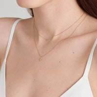 Ania Haie 14kt Gold Single Natural Diamond Necklace Necklaces Ania Haie 