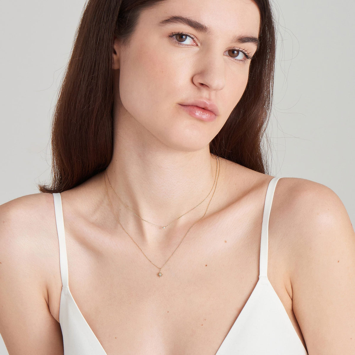 Ania Haie 14kt Gold Single Natural Diamond Necklace Necklaces Ania Haie 