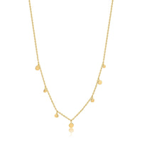 Ania Haie 14kt Gold Mixed Disc Necklace Necklaces Ania Haie 