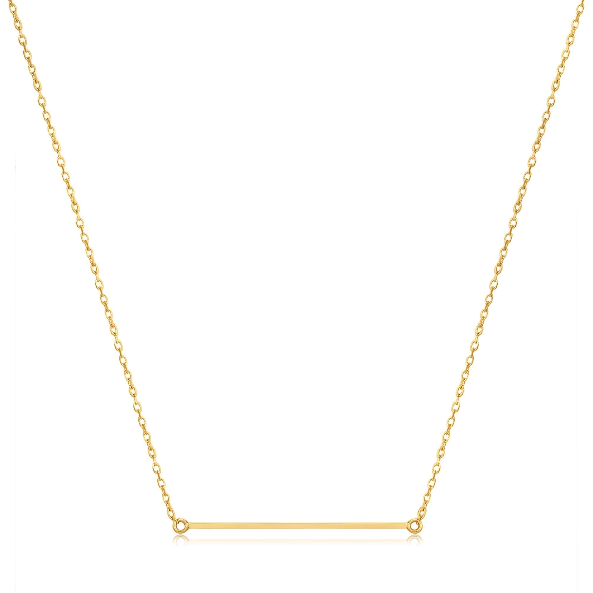 Ania Haie 14kt Gold Solid Bar Necklace Necklaces Ania Haie 