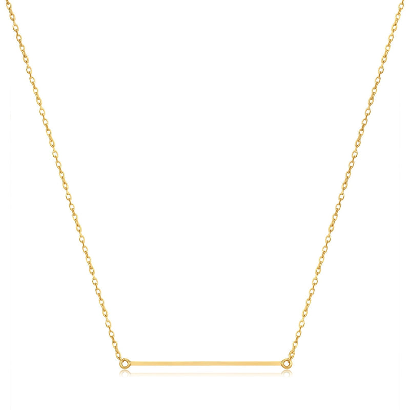 Ania Haie 14kt Gold Solid Bar Necklace Necklaces Ania Haie 