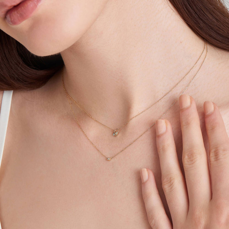 Ania Haie 14kt Gold Padlock Necklace Necklaces Ania Haie 