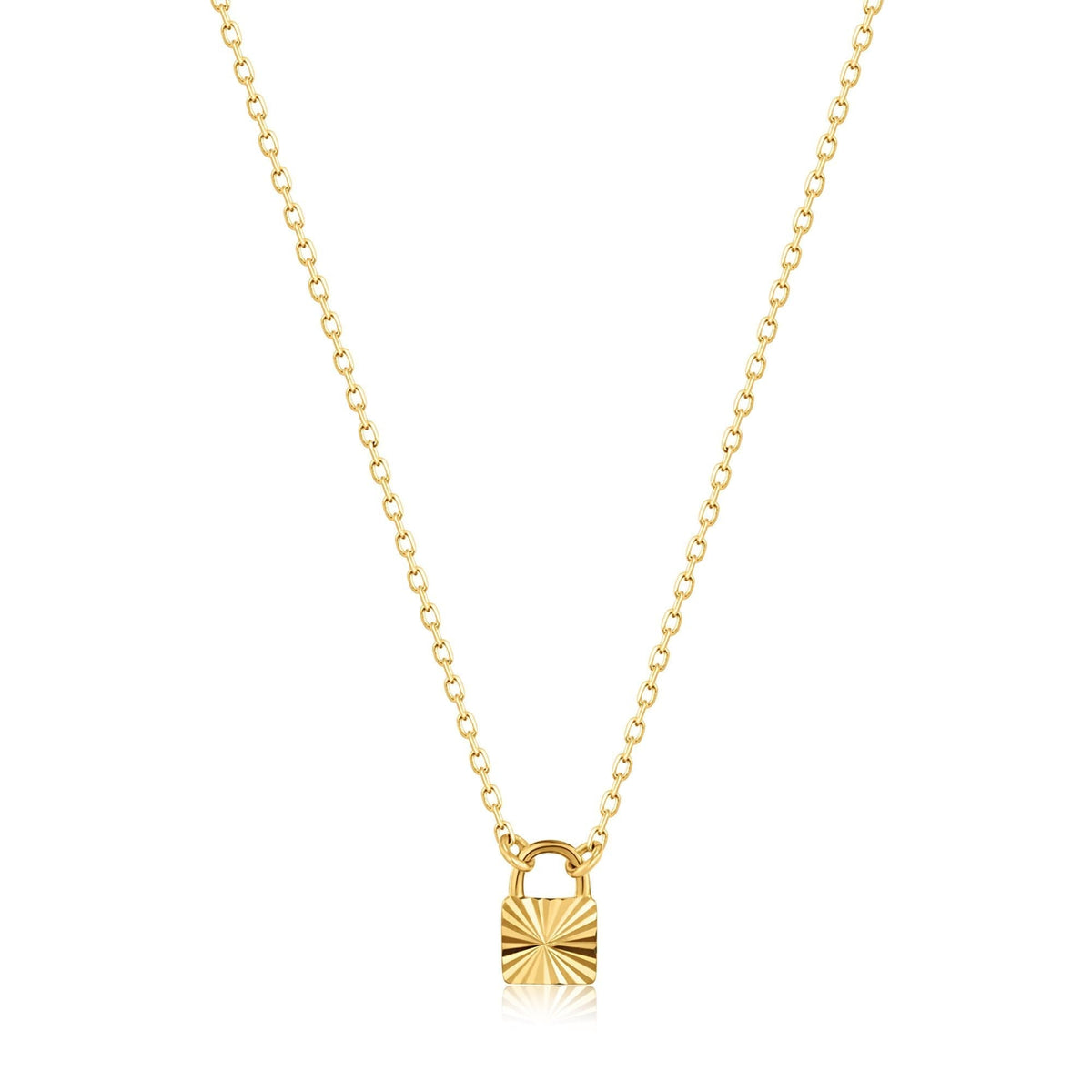 Ania Haie 14kt Gold Padlock Necklace Necklaces Ania Haie 
