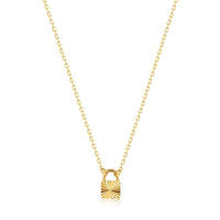 Ania Haie 14kt Gold Padlock Necklace Necklaces Ania Haie 