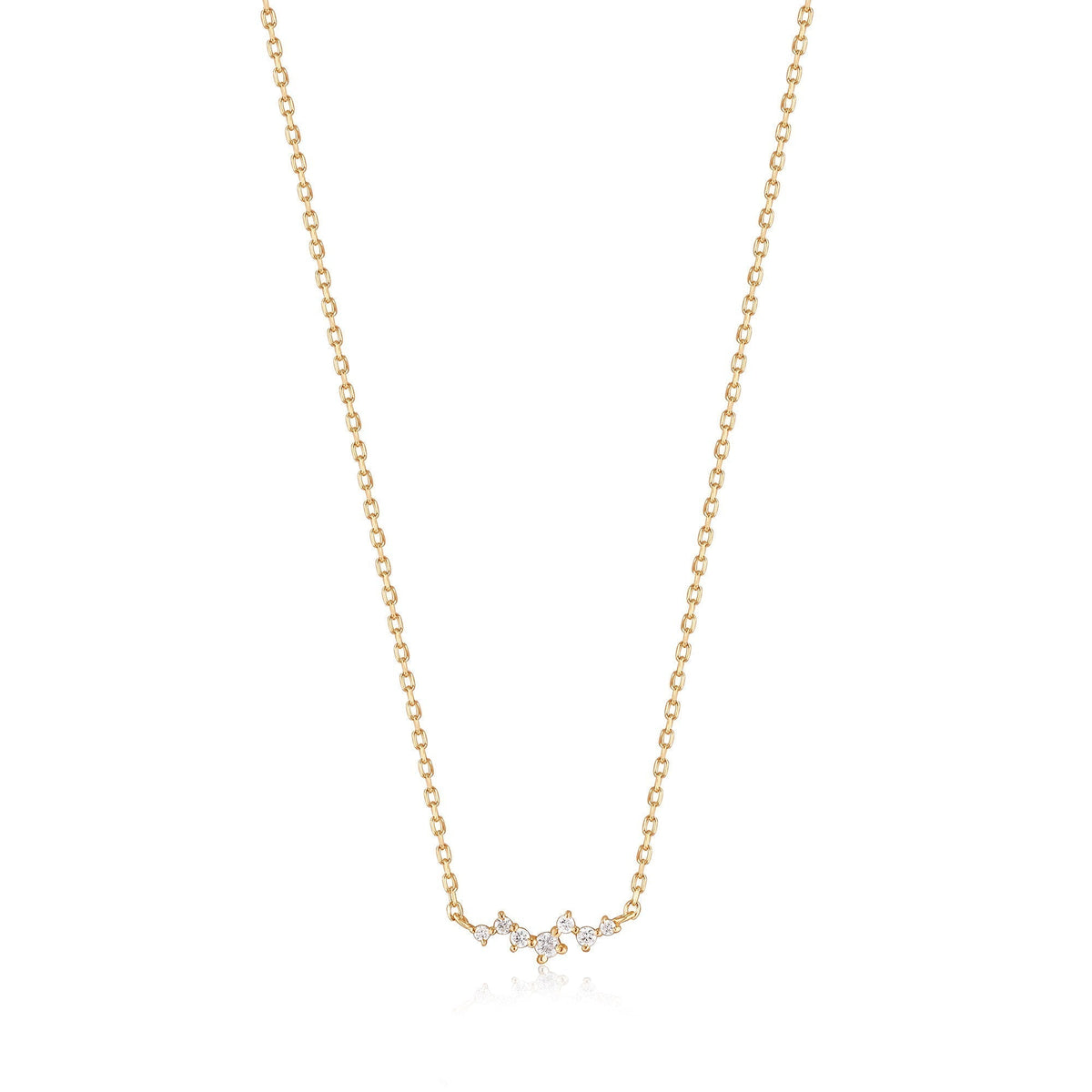Ania Haie 14kt Gold Stargazer Natural Diamond Constellation Necklace Necklaces Ania Haie 
