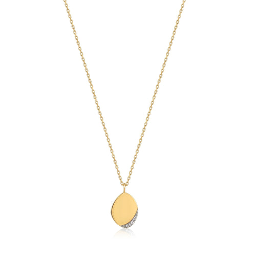 Ania Haie 14kt Gold Magma Diamond Pendant Necklace Necklaces Ania Haie 