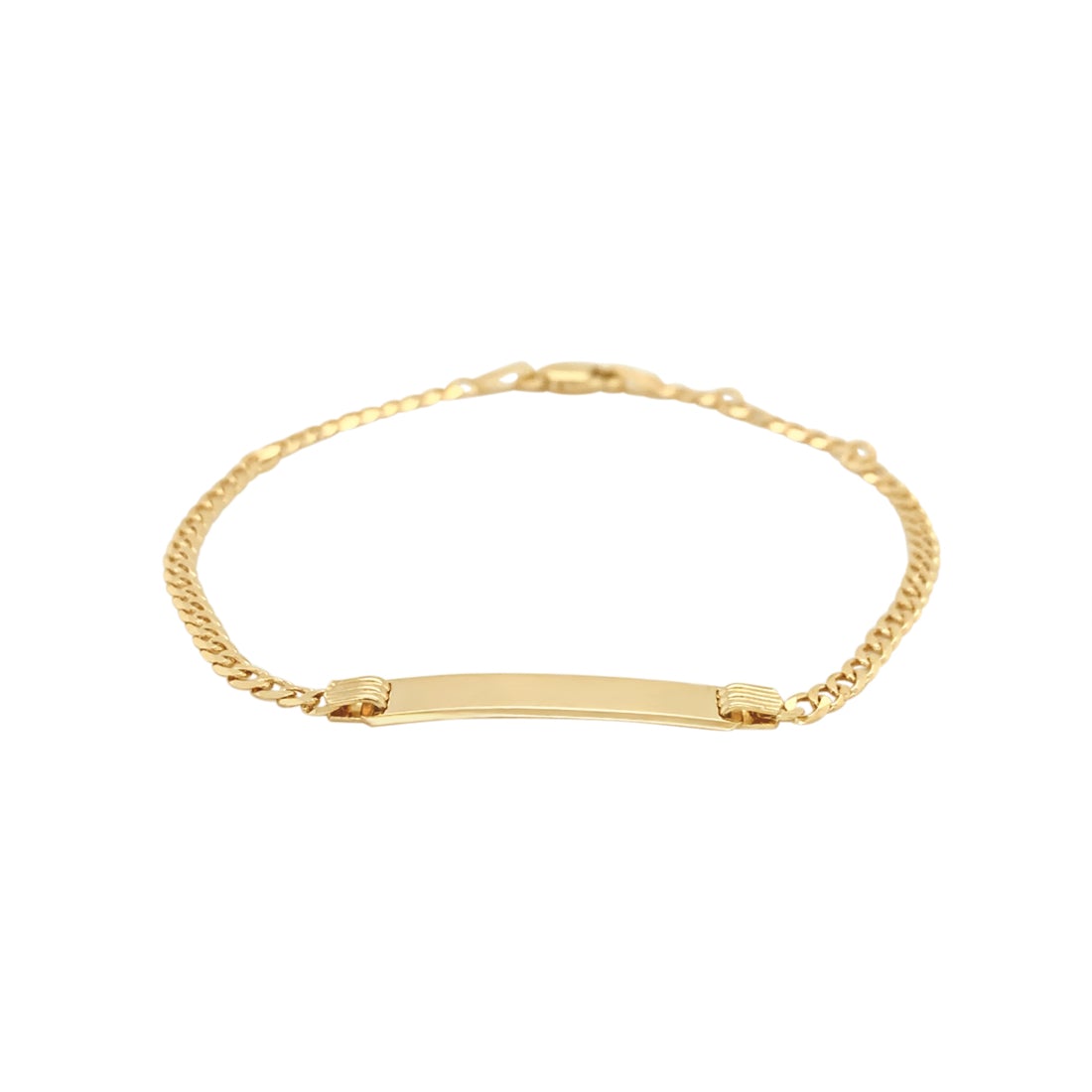 9ct Yellow Gold ID Bracelet Bracelets Bevilles 
