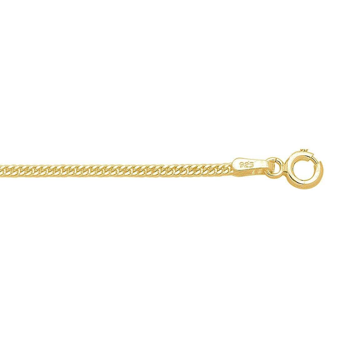 9ct Yellow Gold Curb Necklace 45cm Necklaces Bevilles 