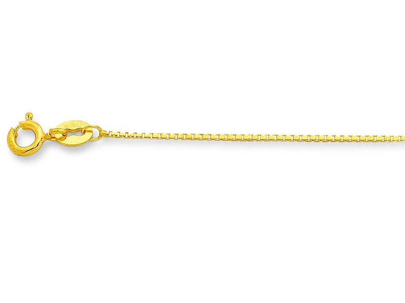 9ct Yellow Gold 40cm Necklace Necklaces Bevilles 