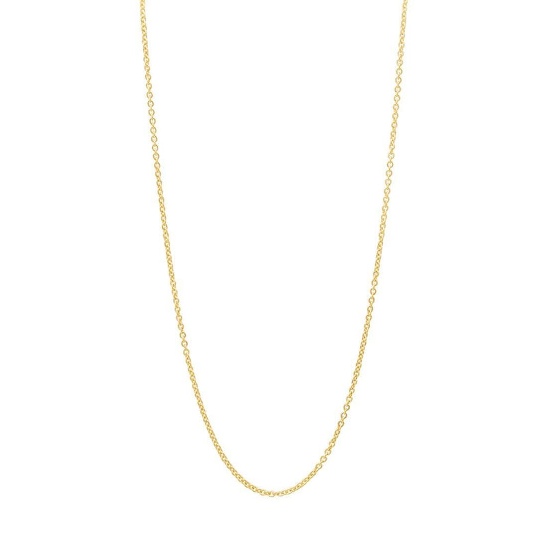 10ct Yellow Gold Cable Chain Necklace 45cm Necklaces Bevilles 
