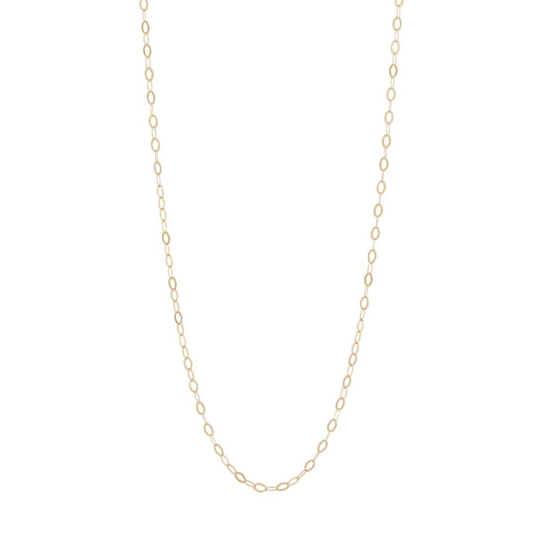 9ct Yellow Gold Sparkle Cable Necklace Necklaces Bevilles 