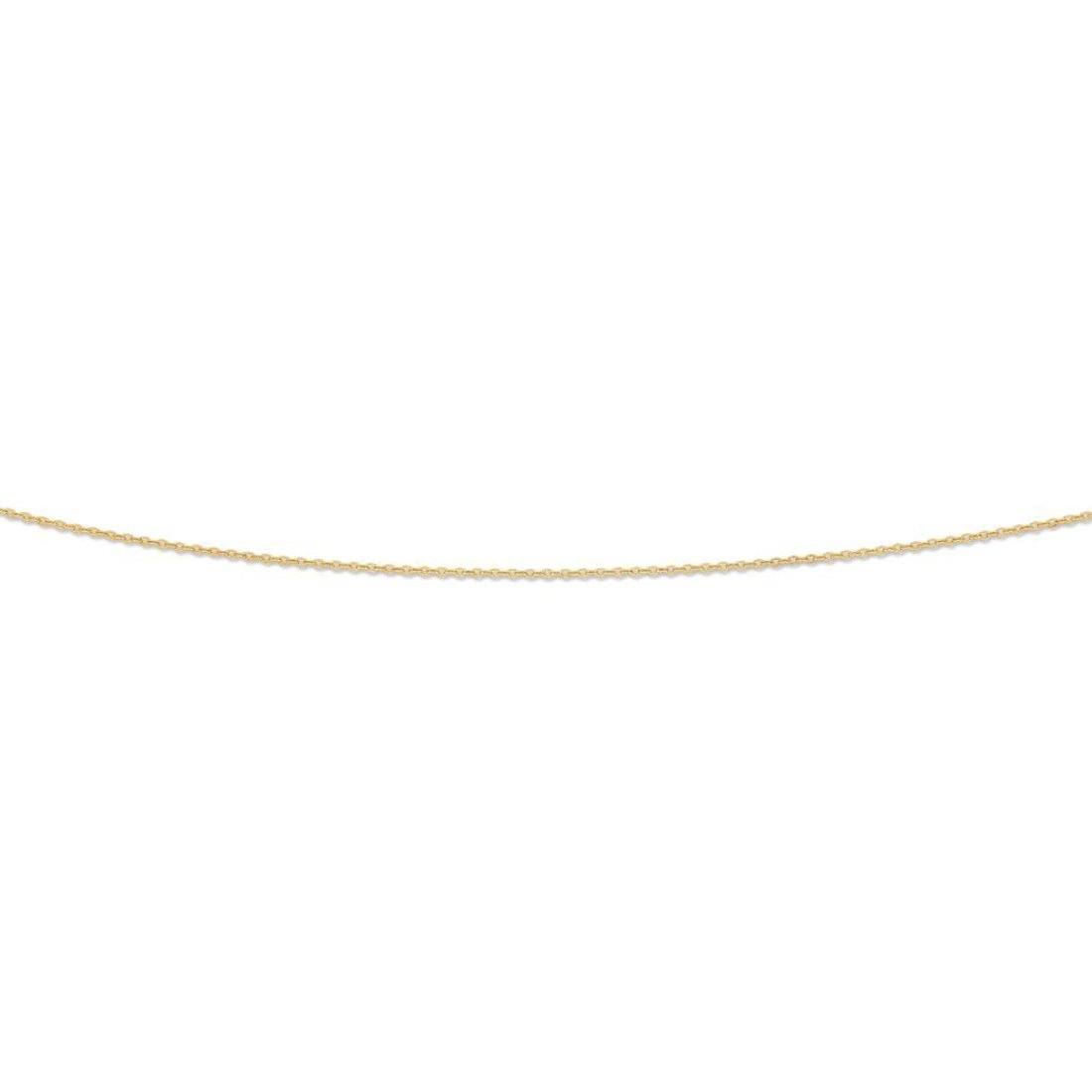 9ct Yellow Gold Cable Chain Necklace 45cm Necklaces Bevilles 