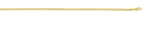 60 Gauge Curb 9ct Yellow Gold Necklace 55cm Necklaces Bevilles 