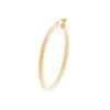 9ct Yellow Gold Diamond Cut Hoop Earrings 15mm Earrings Bevilles 