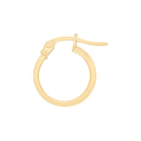 9ct Yellow Gold Half Round Hoop Earrings Earrings Bevilles 