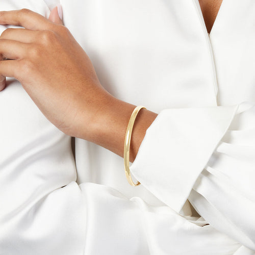 9ct Yellow Gold 1/2 Round Bangle 5mm x 68mm Bangles Bevilles 