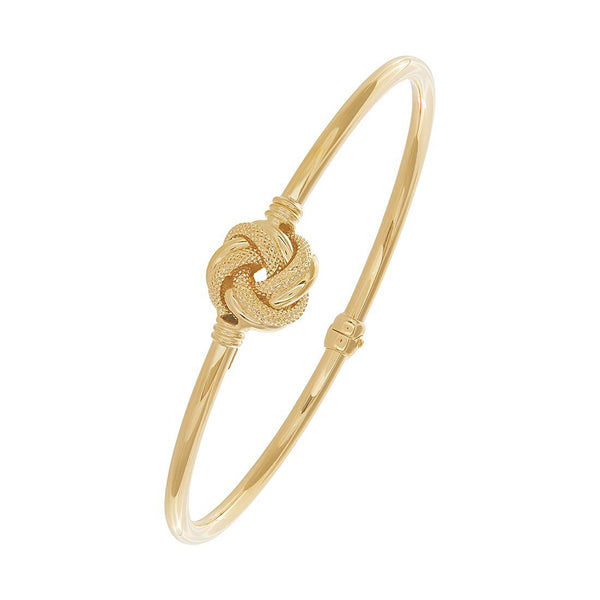 Buy Waterproof Gold Knot Bangle, 18k Tarnish-free Gold Plated Online in  India - Etsy
