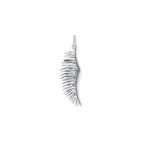 THOMAS SABO Pendant phoenix wing with blue stones silver Pendant Thomas Sabo 