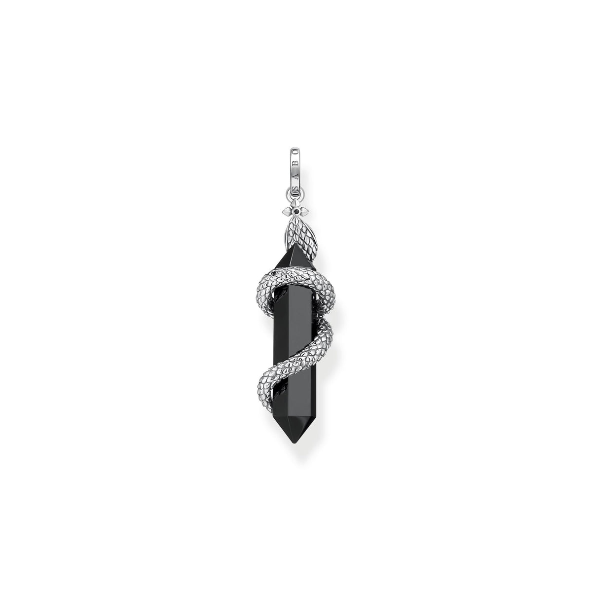 THOMAS SABO Pendant blackened onyx with snake Pendant Thomas Sabo 