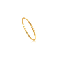 Ania Haie 14kt Gold Fine Band Natural Diamond Ring Rings Ania Haie 52 
