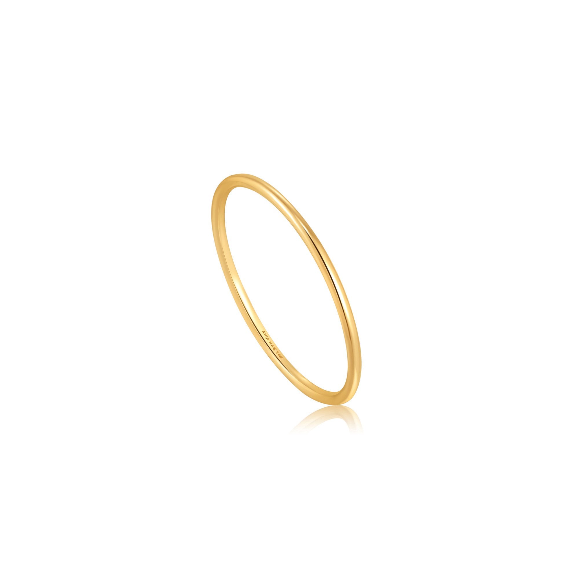 Ania Haie 14kt Gold Fine Band Ring Rings Ania Haie 