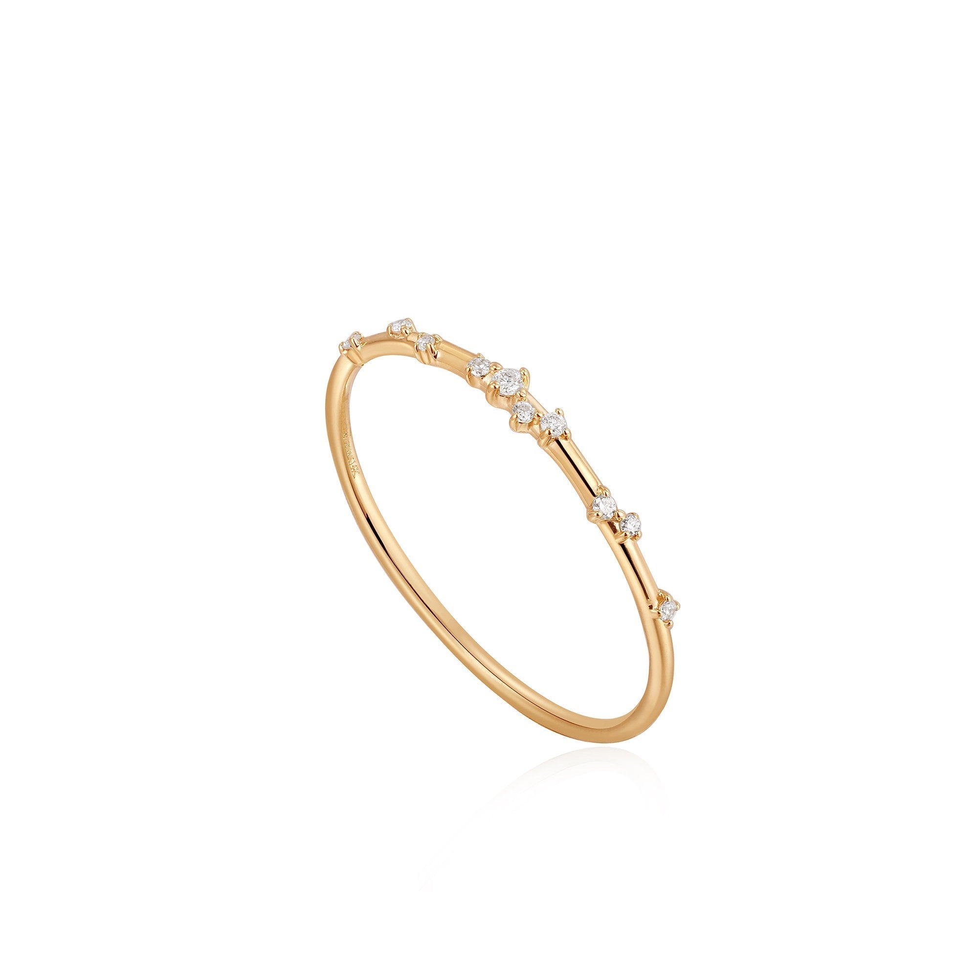 Ania Haie 14kt Gold Stargazer Natural Diamond Constellation Ring Rings Ania Haie 