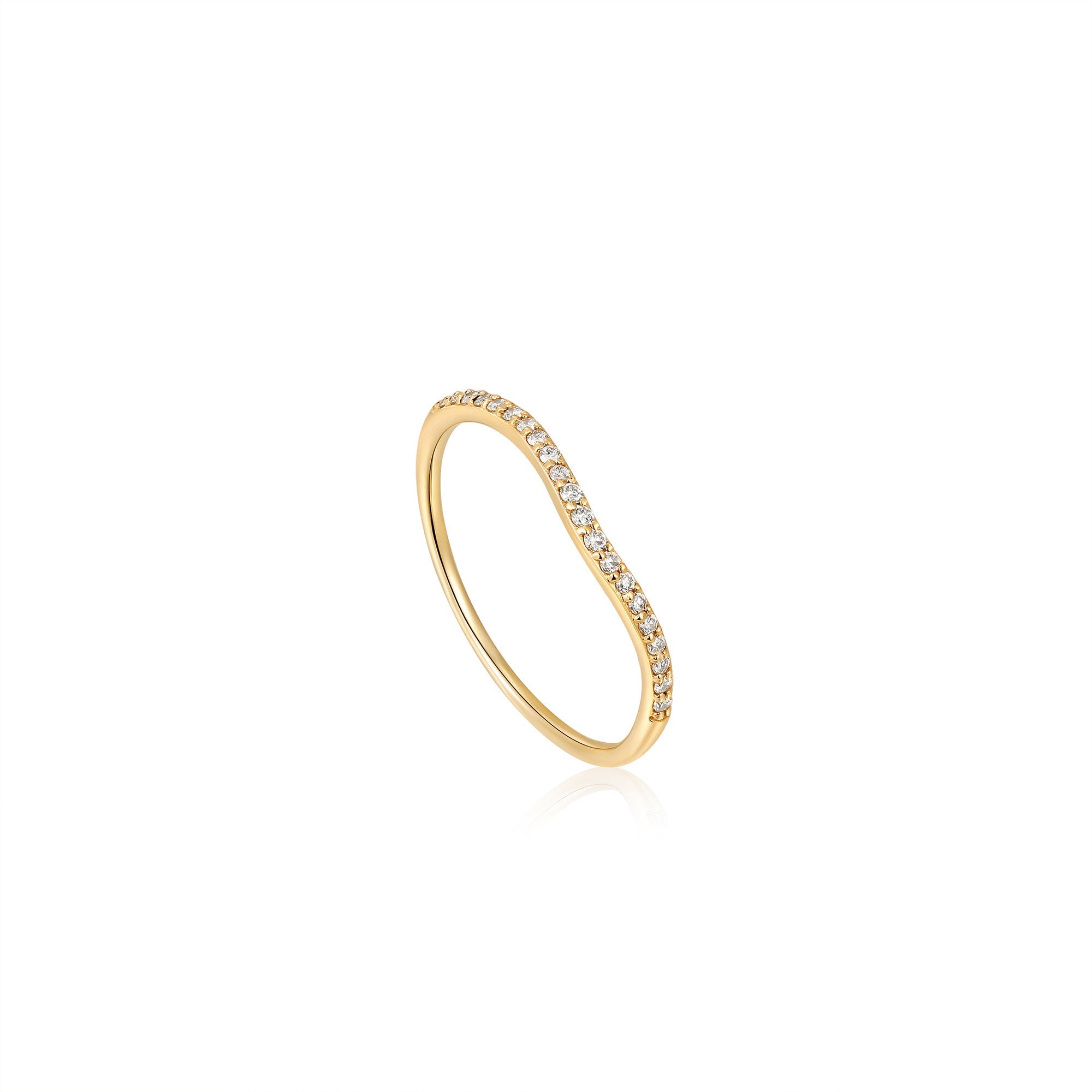 Ania Haie 14kt Gold Magma Diamond Ring Rings Ania Haie 