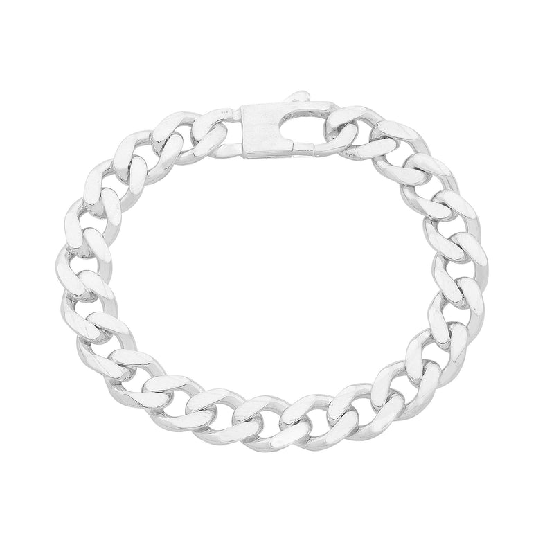 Sterling Silver Curb Chain Bracelet Bracelets Bevilles 