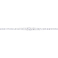 18.4cm Sterling Silver Tennis Bracelet with Cubic Zirconia