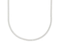 Sterling Silver 40cm Curb Chain Necklaces Bevilles 