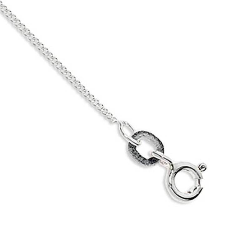 Sterling Silver 45cm Curb Necklace Necklaces Bevilles 