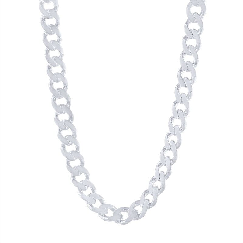 Sterling Silver Curb Necklace 60cm Necklaces Bevilles 