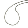 Sterling Silver 50cm Curb Necklace Necklaces Bevilles 