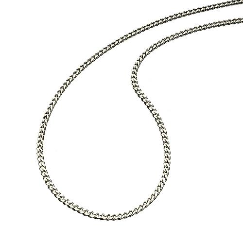 Sterling Silver 50cm Curb Necklace Necklaces Bevilles 