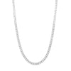 Sterling Silver Curb Necklace 55cm Necklaces Bevilles 