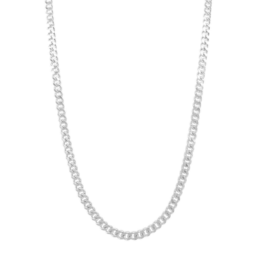 Sterling Silver Curb Chain Necklace 70cm Necklaces Bevilles 