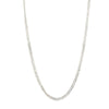 Sterling Silver Tight Curb Necklace 80cm Necklaces Bevilles 