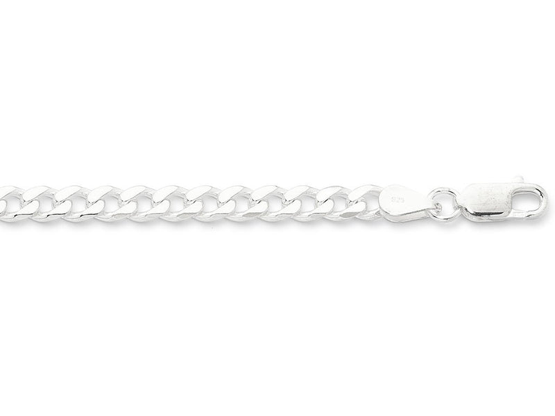 Sterling Silver 50cm Curb Necklace Necklaces Bevilles 