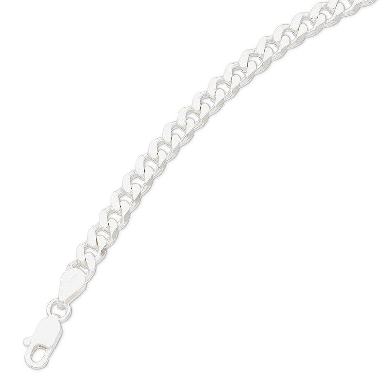 Sterling Silver Curb Chain Necklace Necklaces Bevilles 