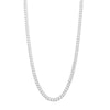 Sterling Silver Flat Curb Chain Necklace 70cm Necklaces Bevilles 