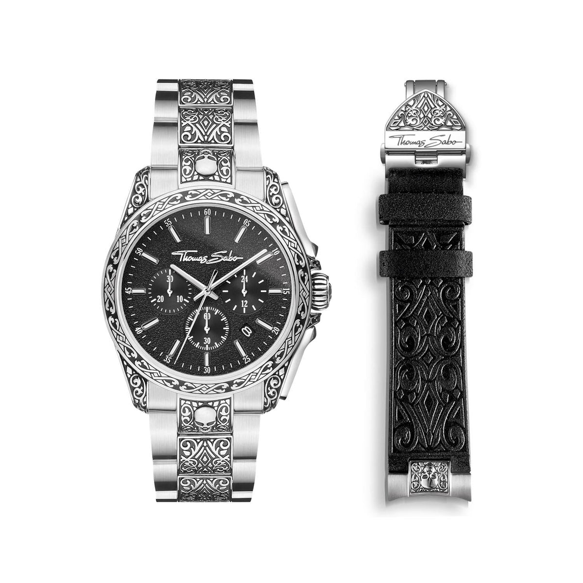 Thomas Sabo Men's Watch Skull Watch Thomas Sabo 